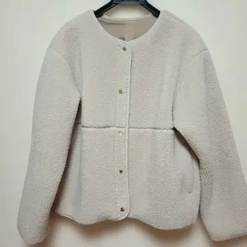 AfternoonTea 라이트 베이지 보아 자켓