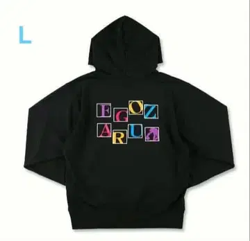 [ 미개봉 새상품 ] 에고자루 맨투맨 후드티 블랙 L