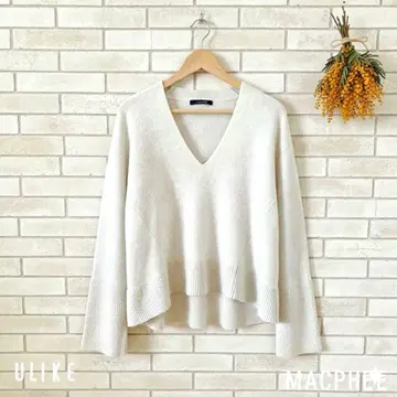 MACPHEE 맥피 니트 울 캐시미어 혼방