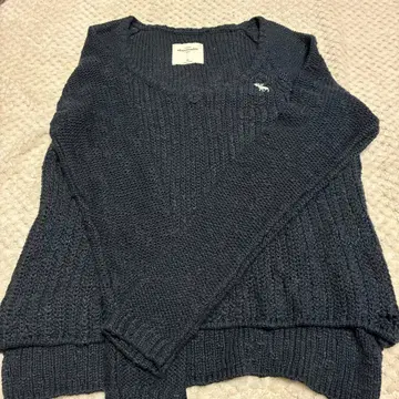 abercrombie 니트 스웨터 XL 네이비