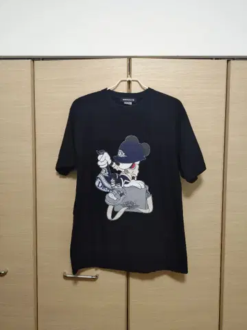 BOOTJUNK 캐릭터 그래픽 T셔츠 XL 블랙