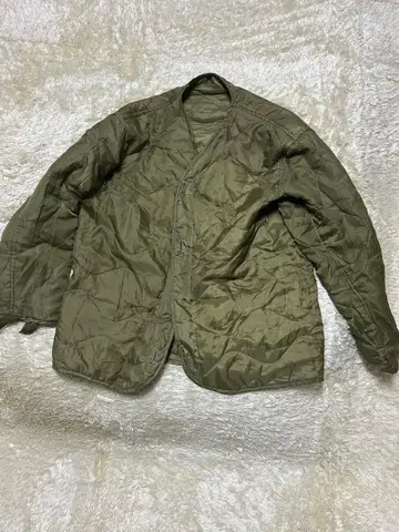 M-65 퀼팅 라이너 그린 실측치수 있음 택 없음