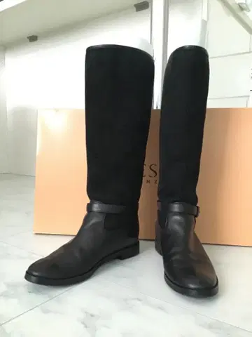 FRESCA GINZA 블랙 롱 부츠 23cm