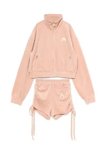 andmary 케이티 트랙 저지 세트업 핑크