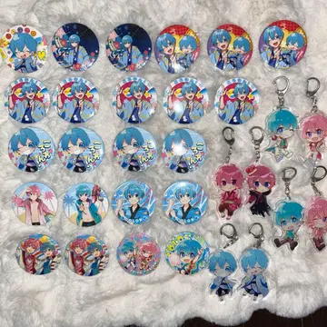 스토푸리 코론 사토미 캔뱃지 아크링 키링 세트