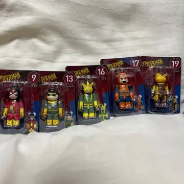 스파이더맨 시리즈 BE@RBRICK 피규어 5체 세트