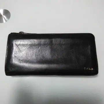 폴 스미스 블랙 가죽 장지갑