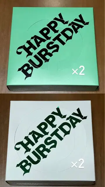 happy burstday 앨범 4세트