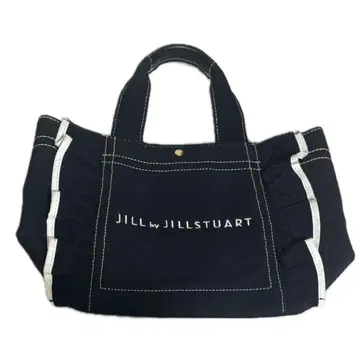 JILL STUART 프릴 달린 토트백 스몰 블랙