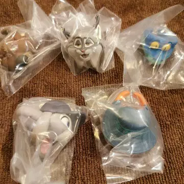 주토피아2 패션 반지 애니메이션 캐릭터 피규어 5종