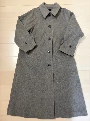 글로벌 워크 체스터 코트 카라 부착 겨울 의류 아우터 그레이