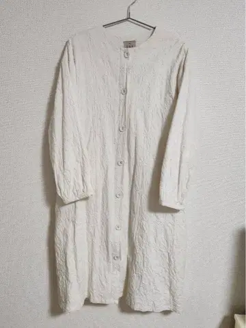 아이보리 자수 롱 원피스