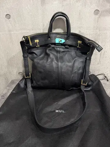 [ 신춘 SALE ] M.U.L 헬멧 백 M 사이즈 워싱 가공 블랙