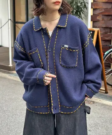 CPCM 핸드스티치 니트 셔츠