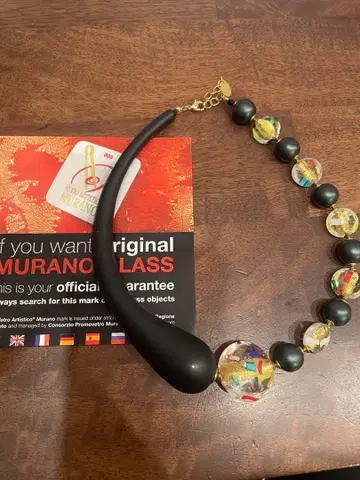 미사용품 무라노 유리 Murano Glass 목걸이