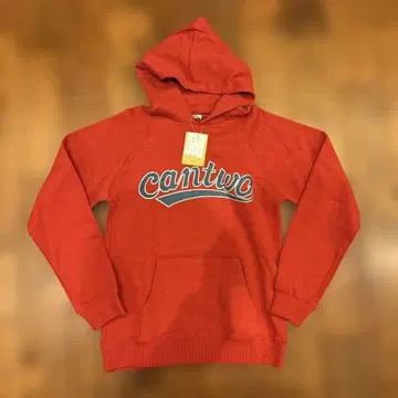 cantwo. 레드 후드 부착 후드티