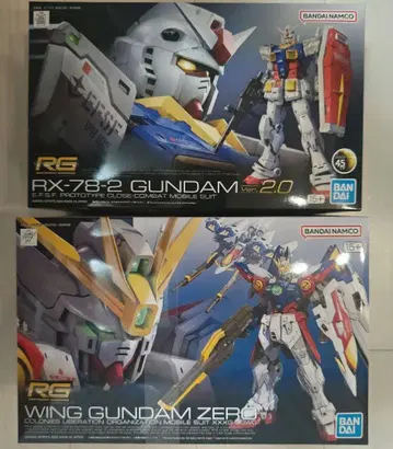 [ 미개봉 새상품 ] RG 건담 Ver.2 & 윙건담 제로 2체 세트