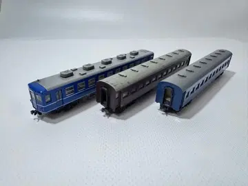 카토 여객차 정크제품 스하43 파랑 브라운 스하후12 총 3량