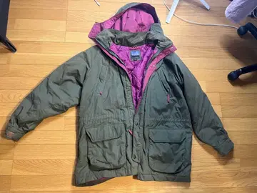 올리브 그린 나일론 자켓 M