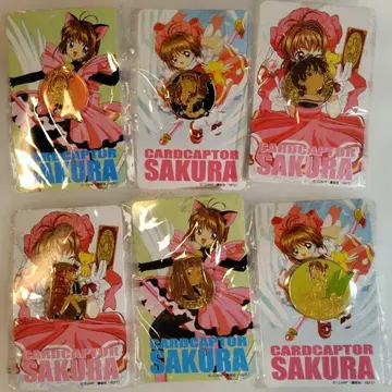 카드캡터 사쿠라 핀 배지 세트