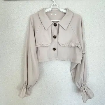 apres jour 트렌치 숏 자켓