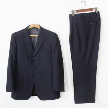 53 [컨디션 최상] 뉴요커 수트 YA6 남성용 약간 슬림체 L 블랙