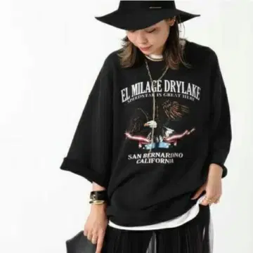 새상품급 AP STUDIO DRYLAKE 이글 맨투맨 손세탁 가능 일본제