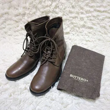 BUTTERO B1011 이탈리아제 레이스업 부츠 브라운 39