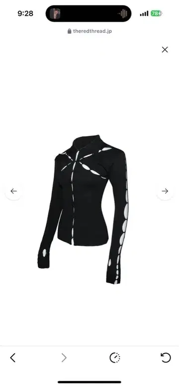 theredthreadS 니트 핏 탑 싱글 페탈