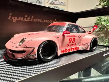 포르쉐 911 (993) HOOTERS 미니카 핑크