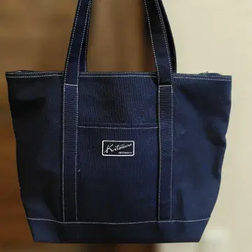 Kitotama 네이비 토트백
