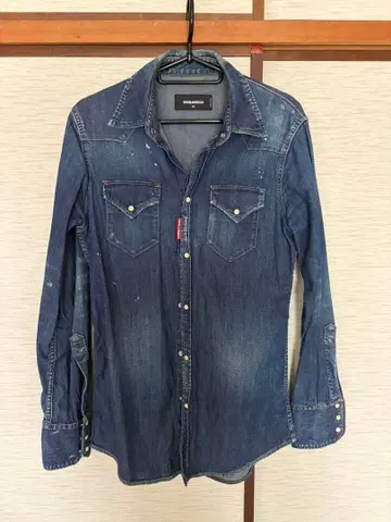 디스퀘어드 데님 셔츠