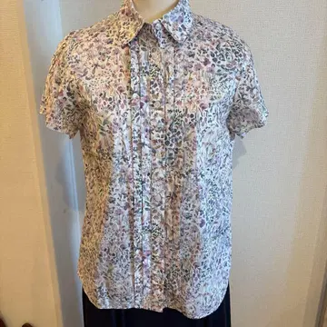 23구 꽃무늬 반팔 버튼업 셔츠