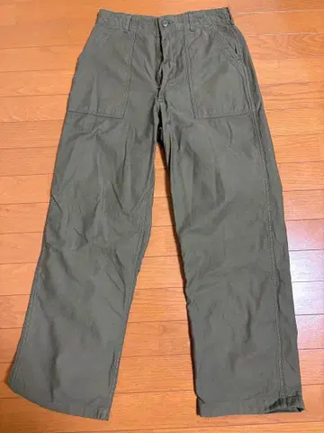 70s US ARMY OG-107 베이커 팬츠 W32L31 미군