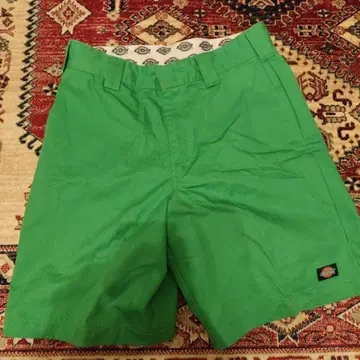 Dickies 그린 컬러 숏팬츠 32