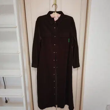 보리스 코듀로이 원피스 브라운 브라운