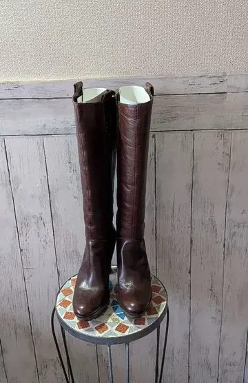 EPOCA 브라운 롱부츠