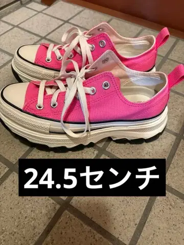 컨버스 올스타 트렉웨이브 통굽 스니커즈 라즈베리