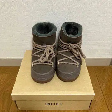 [ IKUIKI ] IKUIKI 스노우 부츠 어그 부츠 사이즈 37