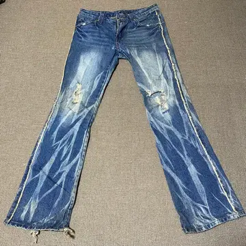 00s y2k boots cut denim 시크 스타일 헤이세이