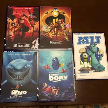 픽사 포스터 컬렉션 5장 세트