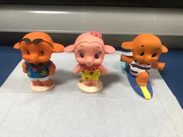 [ 중고품 ] 사토제약 사토짱, 사토코짱 인형 3체 세트