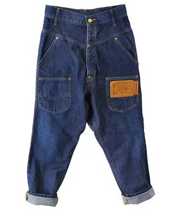 [ Lee x 메르시보쿠 ] 콜라보 사루엘 데님 팬츠 / 뒤앞 사양 S