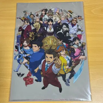 역전재판 15주년 특별법정 클리어 파일 세트