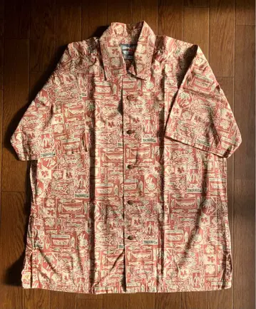 고급 PAIKAJI 카리유시 의류 아로하 셔츠 L 사이즈