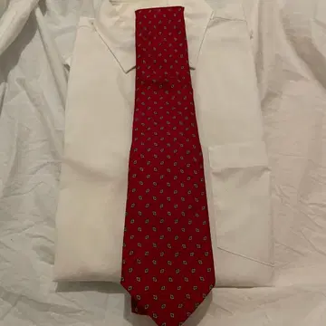 BROOKS BROTHERS 빨간색 실크 넥타이
