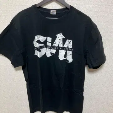 SMA 레게 펑크 T셔츠 XL 블랙 시무 블랙