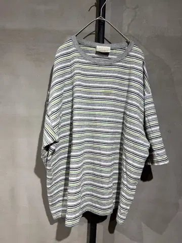 90s 00s bale dyed stripe shirts XL