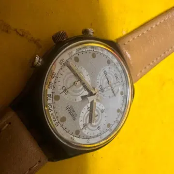 Swatch 쿼츠 크로노그래프 손목시계