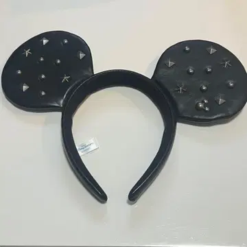미키마우스 귀 머리띠 스터드 부착